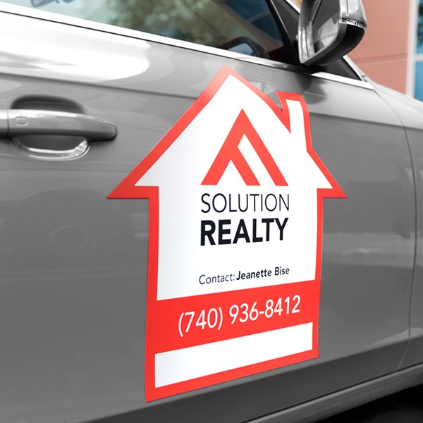 Custom printed car magnets – full-color promotional flyer designed by Huskerprint in Omaha